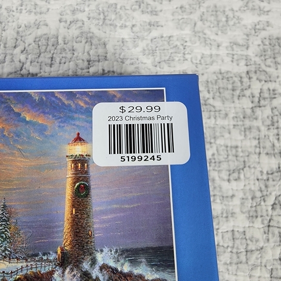 Thomas Kinkade 500 Piece Winter Four Puzzle Box - Picture 5 of 7